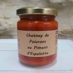 Chutney de Poivrons au Piment d'Espelette - 210gr