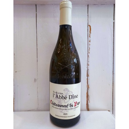 Châteauneuf-du-pape white wine 2021 domaine l'abbé dîne