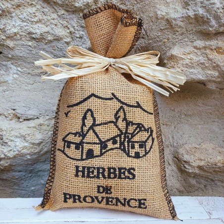 Herbes de Provence sachet toile de jute - 150 gr