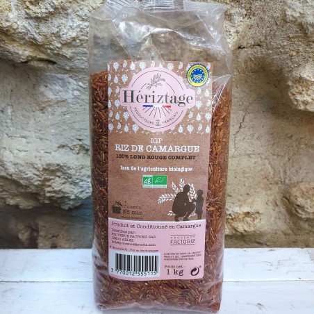 Organic red rice from Camargues