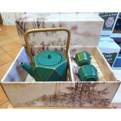 Teapot box with 2 bowls - 95cl
