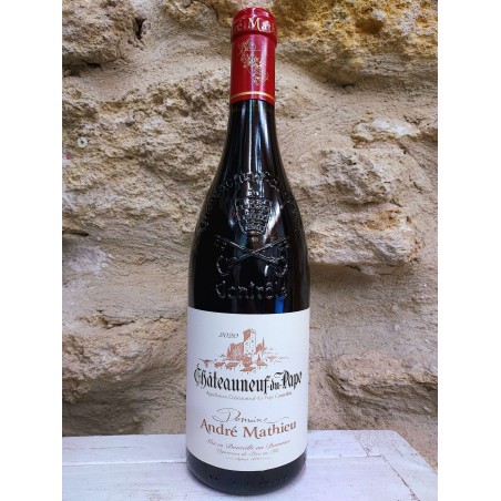 Châteauneuf-du-Pape vin rouge 2020 "Domaine André Mathieu" - 75cl