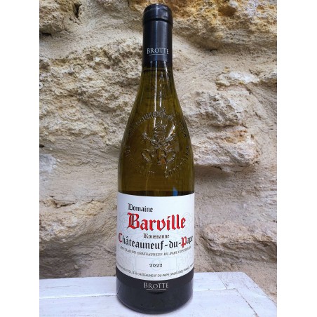 Châteauneuf-du-pape white wine 2022 Domaine Barville - 75cl