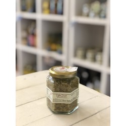 Moutarde ancienne olives vertes ail basilic - 180gr
