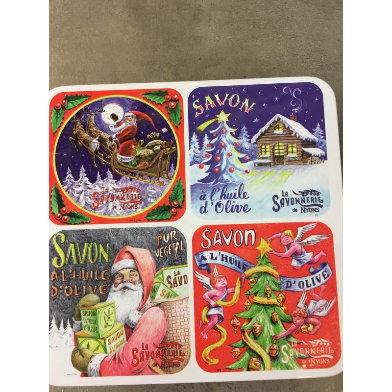 Christmas gift box of 4 soaps