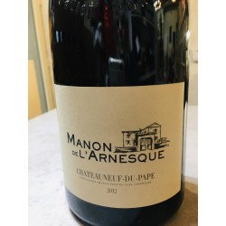 Magnum 150cl Châteauneuf-du-Pape vin rouge 2012 "Manon de l'Arnesque"