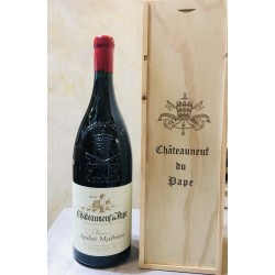 Jéroboam red wine 2018 Domaine André Mathieu - 300cl with its wooden box