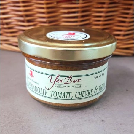 Tapenade tomate chèvre thym