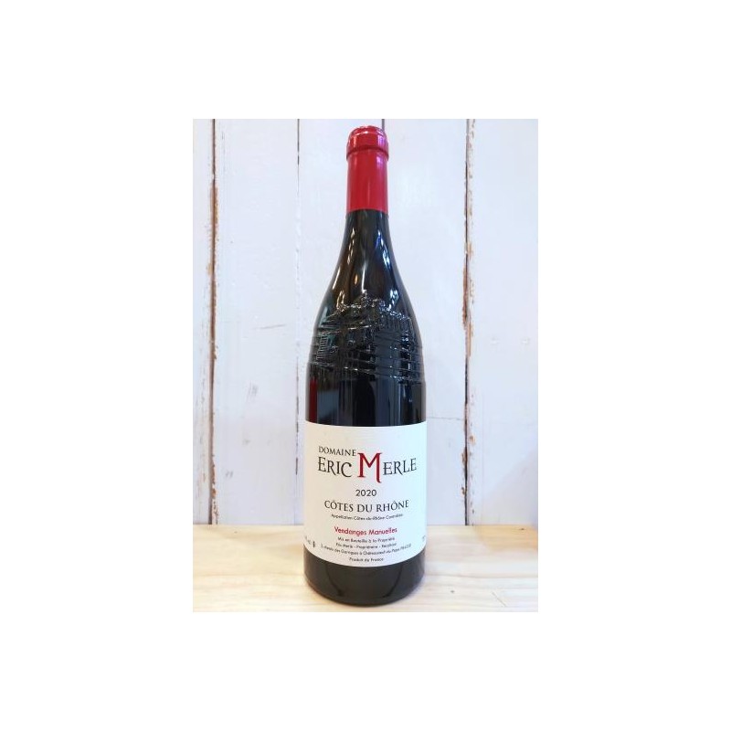Côtes du Rhône red wine 2020 "Domaine Eric Merle" - 75cl