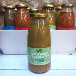 BIO Vegetable soup and its thyme – 25cl