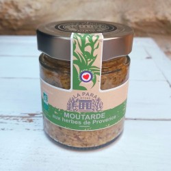 Organic mustard with herbs of Provence